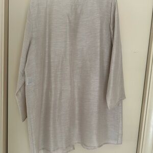 Eileen Fisher Soft Beige Long Sleeve Top